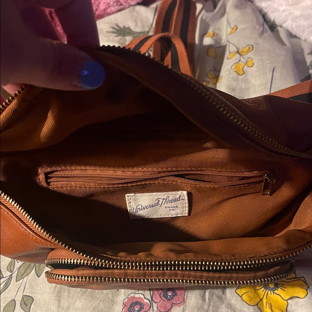 Brown Leather Crossbody Bag - Picture 2 of 3